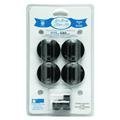 IMAGE OF RANGE KLEEN 8214 Gas Range Knobs (4-pk, Black)