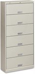 Hon 600 Series Light Gray Letter File with 6 Shelves