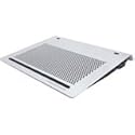 ZM-NC2000 - Notebook-Lüfter mit USB-Hub (2 Ports) - Silber