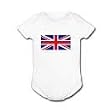 GREAT BRITAIN / UNITED KINGDOM FLAG - Flag Series - White, Blue or Pink Onesie / Baby T-shirt