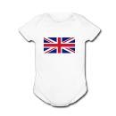 GREAT BRITAIN / UNITED KINGDOM FLAG - Flag Series - White, Blue or Pink Onesie / Baby T-shirt
