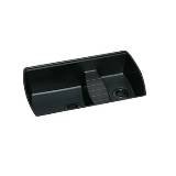 Elkay ELQTULB342210BK0 Harmony 18-3/4 Undermount Double Bowl Quartech Sink,Blac