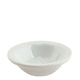 4.75 Narrow Rim White Porcelain Fruit Bowl View Pack (07-1279) Category: China Fruit