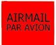 Airmail Par Avion Labels 10 Rolls 5000 Stickers For Mail Use