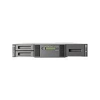 HP StorageWorks MSL2024 Ultrium 448 - Tape library - 4.8 TB / 9.6 TB - slots: 24 - LTO Ultrium ( 200 GB / 400 GB ) x 1 - Ultrium 2 - max drives: 2 - SCSI LVD/SE - rack-mountable - 2U - barcode reader