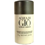 Acqua Di Gio By Giorgio Armani For Men, Alcohol Free Deodorant,  2.6-Ounce Stick