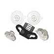 Escort Windshield Suction Cup Mount for Radar and Laser Detectors (Bracket & 4 Suction Cups)