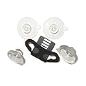 Escort Windshield Suction Cup Mount for Radar and Laser Detectors (Bracket & 4 Suction Cups)