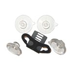 Escort Windshield Suction Cup Mount for Radar and Laser Detectors (Bracket & 4 Suction Cups)