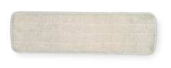 Tough Guy 1TTY2 Flat Dust Mop Pad, Microfiber, White