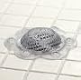 Stop-A-Clog Drain Protector (Clear) (5" Diameter)