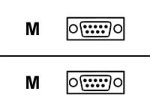 APC - Serial cable - DB-9 (M) - DB-9 (M) - 0.9 m