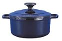 Chasseur Cast Iron 28cm Round Blue Casserole