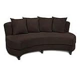 Avenue Six Roundabout Oval Lounger, Chocolate