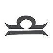 Libra Zodiac Sign Temporary Tattoo 2x2