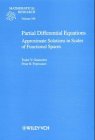 Partial Differential Equations (Mathematical Research,)