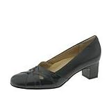 Trotters Bracey | Ladies Slip-on Dress Shoes Navy Navy Patent by Trotters
