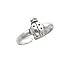 Toe Ring - Sterling Silver Antiqued Ladybug Toe Ring