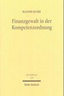 Produkt-Bild: Finanzgewalt in der Kompetenzordnung