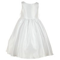 Little Girls Special Occasion WHITE Dress KIDS DREAM Flower Girl Wedding 2-14