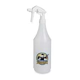Plastic Spray Bottle,w/ Trigger,Adjustable Spray,2 Ct, Clear, Sold as 1 pair
