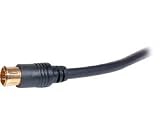 STEREN 205-315BK F-QUICK DISCONNECT COAXIAL RG59 CABLE - 6 FT