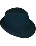 Outer Rebel Fashion Fedora Hat- Black