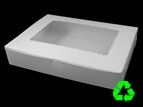 14 x 10 x 2 White 24 Counts Mini Size Window Cupcake Box
