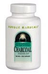 Source Naturals Charcoal, 100% Pure Activated, 260 mg, Capsules, 100 capsules