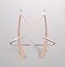 Earspiral Earrings 1S 14K Solid Rose Gold