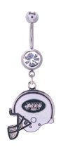 New York Jets belly button ring