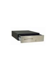 Series 4000 Heavy Duty Cash Drawer, MultiPro 24V, Black, Stainless Steel Front