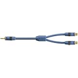 Buy Acoustic Research AP041 Y Adaptor RCA male to 2 RCA female molded connectors  by Acoustic Research