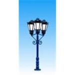 Viessmann 6077 - H0 Parklaterne dreiflammig, schwarz Preisvergleich