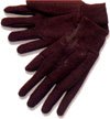 9oz Brown Jersey Gloves (Sold by Dozen) Mens Size