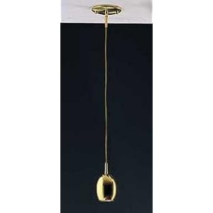 Holtkotter 5101-1 PB Easter Eggs 1 Light Mini Pendant in Polished Brass by Holtkotter