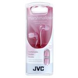 JVC HAFX33P Marshmallow In-Ear Stereo Headphone (Pink)