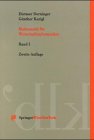 Produkt-Bild: Mathematik f&uuml;r Wirtschaftsinformatiker: Band I: Grundlagen, Modelle, Programme: BD I (Springers Kurzlehrbucher Der Wirtschaftswissenschaften)