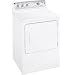 GE DWXR463EGWW 27" Electric Dryer with 6.0 cu. ft. Capacity, 6 Dry Cycles, Rotary Controls and Interior Drum Light