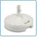 Free Stand Umbrella Base Unfilled - White