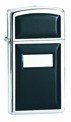 Slim Lighter High Polish Chrome Ultralite Black