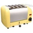 Dualit 6 Slice Vario Bread Toaster - Canary Yellow  from Dualit