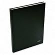 Ampad 43032 Gold Fibre Executive Journal, Hardbound, 28-lb/196 shts, 10x7-1/4", Black Cover