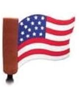 American Flag Die Cut Antenna Ball Topper