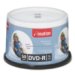 Imation Printable - 50 x DVD-R - 4.7 GB 16x - white - thermal transfer printable surface, printable inner hub - spindle - storage media