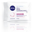 Nivea Visage Daily Essentials Gentle Facial Cleansing Wipes 2 Pack Dry Skin