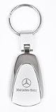 Mercedes Chrome Teardrop Keychain