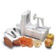 World Cuisine Tri-Blade Plastic Spiral Vegetable Slicer