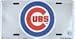 Chicago Cubs License Plate Image