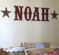 Custom Noah Wooden Wall Letters